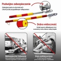 Drążek holowniczy, linka holownicza z amortyzacją do samochodów osobowych — do 5000 kg, z torbą transportową Sztywny Hol