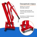 HYDRAULICZNY ŻURAW WARSZTATOWY UDŹWIG DO 2 TON PODNOŚNIK SKŁADANY BITUXX