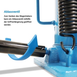 Podnośnik Słupkowy do 20T Hydrauliczno-Pneumatyczny Bituxx 17-51cm Mocny