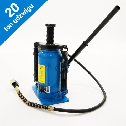 Podnośnik Słupkowy do 20T Hydrauliczno-Pneumatyczny Bituxx 17-51cm Mocny