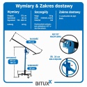 Podnośnik do płyt gipsowych i dachowych Biuuux udżwig do 75kg