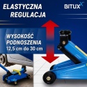 Podnośnik hydrauliczny 2t + klucz dynamometryczny zestaw do kół