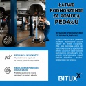 Podnośnik stojak do silników i skrzynie biegów do 500kg 105-185cm Niebieski