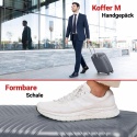 Walizki Podróżne Berwin Zestaw 3 szt Twarde Na Kółkach TSA XL L M Samolot