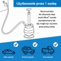 Ręczna pompa do odsysania oleju - urządzenie do odsysania oleju / ręczna pompa olejowa BITUXX 6 L