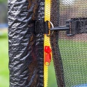 Trampolina ogrodowa 490 cm 16FT siatka drabinka 160 kg stabilna UV