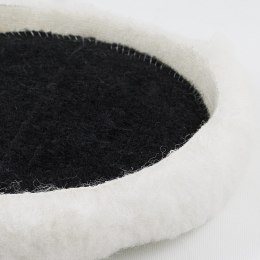 Wełniana nakładka polerska z rzepem do polerki 180 mm, 5 szt. BITUXX