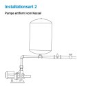 Zbiornik membranowy ze stali nierdzewnej BITUXX 100L zbiornik ciśnieniowy 8 bar do domowych instalacji wodnych