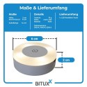Zestaw 10x Lampka Nocna LED Dotykowa USB - 3 Barwy Światła, Podszafkowa BITUXX
