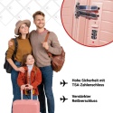 Zestaw Walizek Podróżnych Berwin 3 szt Twarde Na Kółkach TSA XL L M