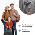 Zestaw Walizek Podróżnych Berwin 3 szt Twarde Na Kółkach TSA XL L M