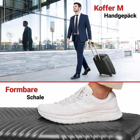 Zestaw Walizek Podróżnych Berwin 3 szt Twarde Na Kółkach TSA XL L M