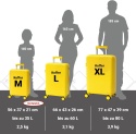 Zestaw Walizek Podróżnych Berwin 3 szt Twarde Na Kółkach TSA XL L M
