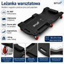 BITUXX Leżanka warsztatowa na kółkach 120 kg z półką na narzędzia i zdejmowanym podgłówkiem