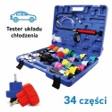 Bituxx 34‑częściowy tester układu chłodzenia - ciśnieniowy test szczelności i napełnianie chłodnicy