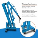 HYDRAULICZNY ŻURAW WARSZTATOWY UDŹWIG DO 2 TON PODNOŚNIK SKŁADANY BITUXX