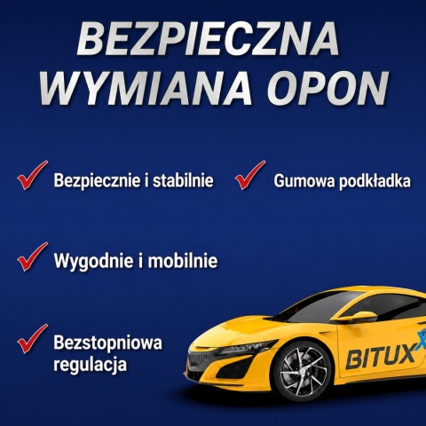 Hydrauliczny podnośnik samochodowy typu "żaba" (warsztatowy), 2,5 tony, Bituxx