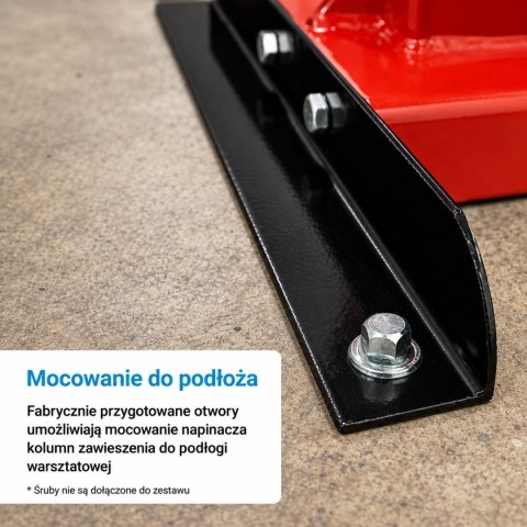 Hydrauliczny ściągacz do sprężyn samochodowych i motocyklowych 70–200 mm, 7-stopniowa regulacja wysokości