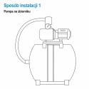Hydrofor z membraną 50l zbiornik ciśnieniowy 6Bar Bituxx stalowy