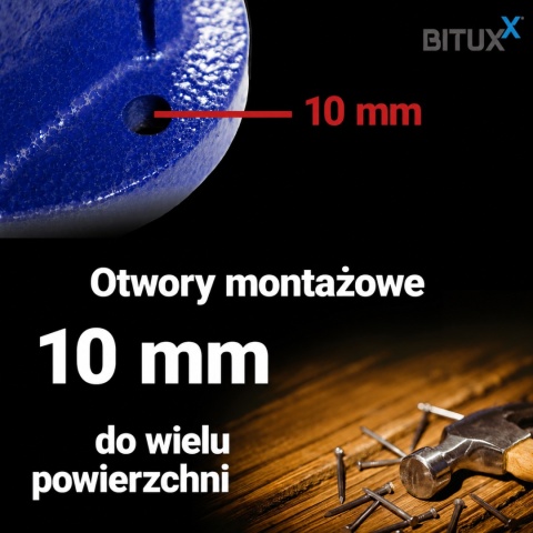 Imadło Ślusarskie Stołowe z żeliwa szczęki BITUXX 100mm
