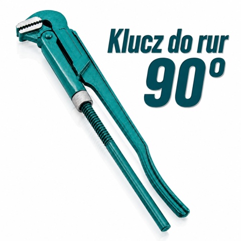 Klucz nastawny szwedzki do rur 1" 90° lekki BITUXX szczęki