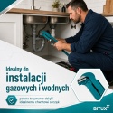Klucz nastawny szwedzki do rur 1" 90° lekki BITUXX szczęki