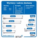 Komplet przedłużek do kluczy nasadowych 1/4 3/8 1/2 cala - 9 sztuk w praktycznym etui