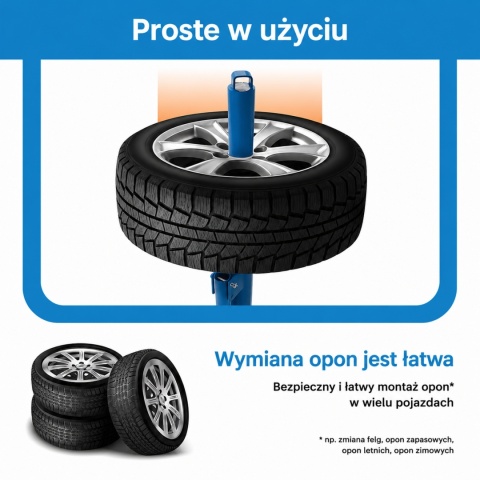 Montażownica do opon BITUXX - stojak do montażu i demontażu opon motocyklowych i samochodowych