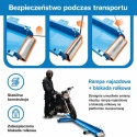 Platforma do manewrowania motocyklem 567 kg z wytrzymałej stalowej bazy solidnej