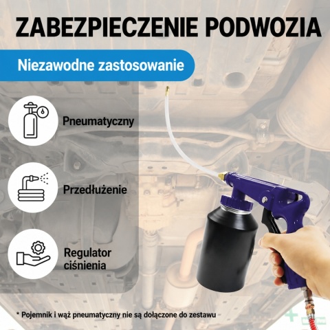 Pneumatyczny pistolet do konserwacji podwozia BITUXX