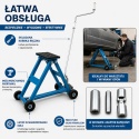 Podnośnik nożycowy BITUXX 2,5T płaska platforma 11-48cm na korbę ręczną