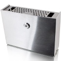 Popielniczka naścienna Popielnica ze stali inox na klucz BITUXX 20cm