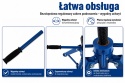 Podstawka podporowa 12T 450-725 mm stojak pod samochód warsztatowy do aut