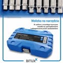 Profesjonalny zestaw wykrętaków do szpilek - BITUXX 11 elementów (napęd 1/2″)