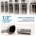 Profesjonalny zestaw wykrętaków do szpilek - BITUXX 11 elementów (napęd 1/2″)
