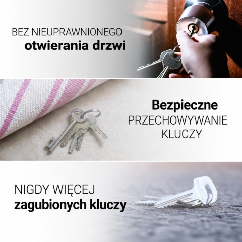 Sejf na klucze z zamkiem szyfrowym Mini sejfik Skrytka na szyfr PIN