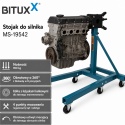Stojak do Montażu Silnika / skrzyni 900kg Uchwyt na silnik Mobilny na kołach Obrotowy