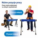Stół roboczy / kozioł składany regulowany - 600 kg, wysokość 62-87 cm BITUXX