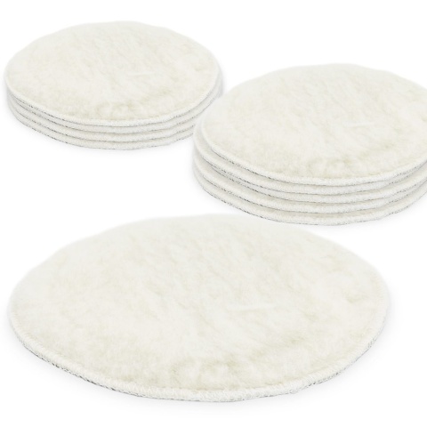 Tarcza tarczka polerska do Polerowania dysk 180mm 10 futer polerskich