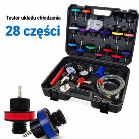 Tester układu chłodzenia BITUXX 28 el. diagnostyczny pompy próżniowa i ciśnieniowa