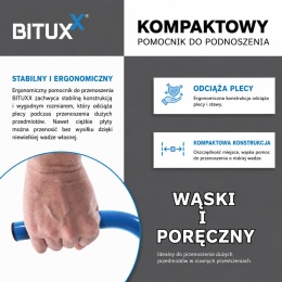Uchwyt do przenoszenia płyt karton gips osb mdf nośność 100 kg