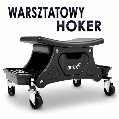 Warsztatowy stołek taboret organizer mobilny stabilny