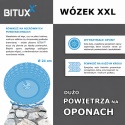 Wózek transportowy do płyt 200kg Bituxx stalowa mocna konstrukcja do transportu