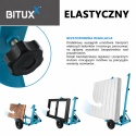 Wózek transportowy do płyt 200kg Bituxx stalowa mocna konstrukcja do transportu