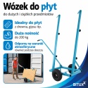 Wózek transportowy do płyt 200kg Bituxx stalowa mocna konstrukcja do transportu