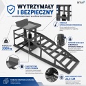 Zestaw Ramp z podnośnikiem Hydraulicznym Rampy najazdowe 4t BITUXX