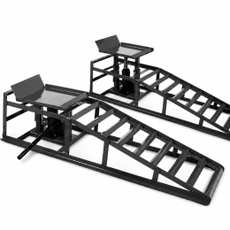 Zestaw Ramp z podnośnikiem Hydraulicznym Rampy najazdowe 4t BITUXX