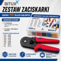 Zestaw Zaciskarek 2200 El. Tulejki Konektory Praska Crimping 2w1