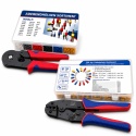 Zestaw Zaciskarek 2200 El. Tulejki Konektory Praska Crimping 2w1