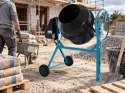 Betoniarka elektryczna BITUXX 160 l 650 W do betonu i zapraw